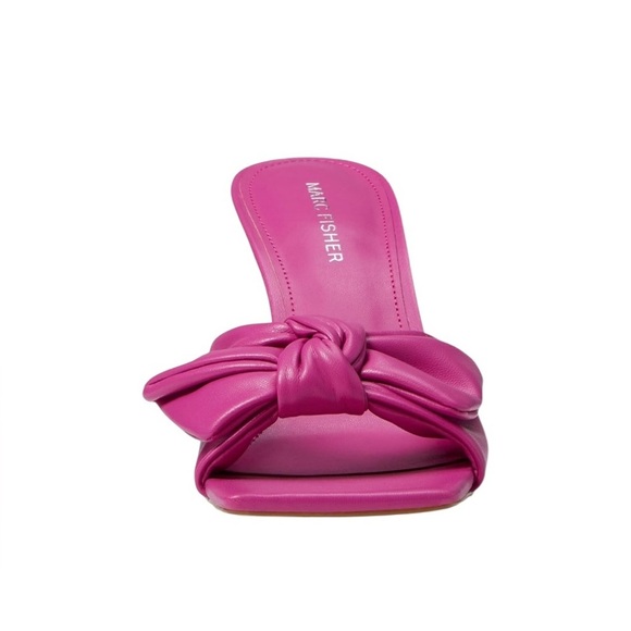 Marc Fisher Pink Bow Slide Heels Size 6.5M | New without box - Picture 9 of 9